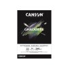 Blok CANSON Graduate Mixed Media A5, 20 listů Black 240g