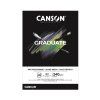 Blok CANSON Graduate Mixed Media A4, 20 listů Black 240 g