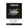 Blok CANSON Graduate Mixed Media A4, 20 listů Black 240g