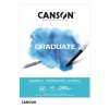 Blok CANSON Graduate Watercolour A3, 20 listů 250g