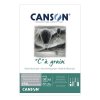 Blok CANSON "C" à grain Grey A3, 30 listů 250g