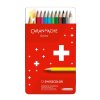Permanentní pastelky Swisscolor CARAN D'ACHE, 12ks v kovové krabičce