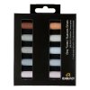 rembrandt soft pastel set grey tones 10 half pastels 646222