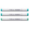 Lihové fixy COPIC Classic oboustranné Fine & Chisel 3ks, Clear Water Tints