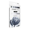 Lihové fixy COPIC Ciao oboustranné Brush & Chisel 5+1ks, Shade Cool Gray