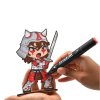 kit de coloriage figurine graph it chibis samurai de graph it (1)