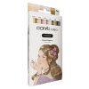 Lihové fixy COPIC Ciao oboustranné Brush & Chisel 5+1ks, Portrait Pastel Elegance