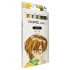Lihové fixy COPIC Ciao oboustranné Brush & Chisel 5+1 ks, Manga Hiro