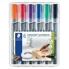 Fixy STAEDTLER permanentní Lumocolor 2 mm, 6 ks
