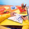Akrylové fixy FABER-CASTELL Multimark, 6 ks Pastel