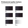 884955070413 W&N PROMARKER BLACK AND BLENDER 6PC 884955070413 [SWATCHES] (For Presentations)