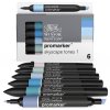 884955070437 W&N PROMARKER SKYSCAPE TONES SET 1 6PC 884955070437 [OPEN DHI] (For Presentations)