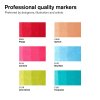 884955070499 W&N PROMARKER BRUSH MID TONES 6PC 884955070499 [SWATCHES] (For Presentations)