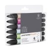 8115 4 winsor newton promarker brush lihovy 6ks pastel tones