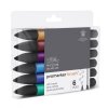 8118 4 winsor newton promarker brush lihovy 6ks rich tones