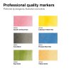 884955073919 W&N PROMARKER WATERCOLOUR BASIC TONES 6PC 884955073919 [SWATCHES] (For Presentations)