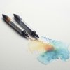 Akvarelové fixy WINSOR & NEWTON Promarker Brush & Fine, 12 ks Basic