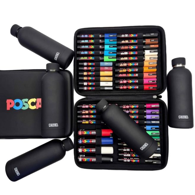 💜 K vybraným sadám POSCA rozdáváme termoláhev POSCA zdarma.🎁 Akce platí pouze do vyprodání zásob, tak si svůj dárek...
