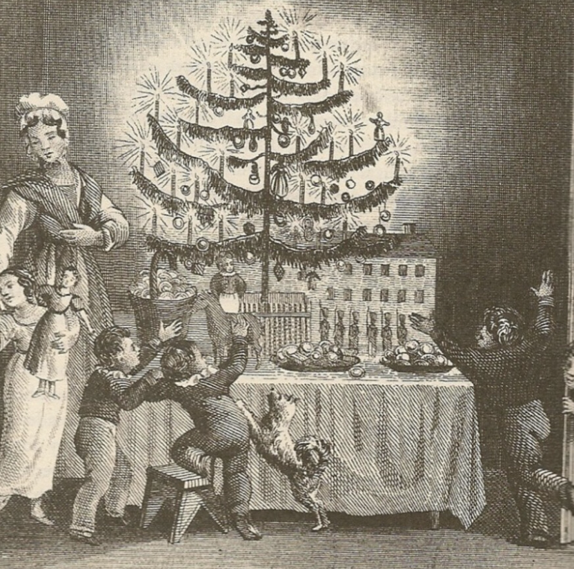 Původ umělých vánočních stromků