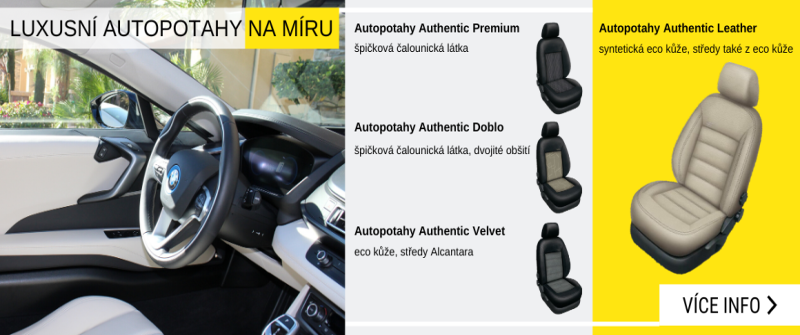 Proč jsou Autopotahy řady Authentic ideální volbou pro vaše auto