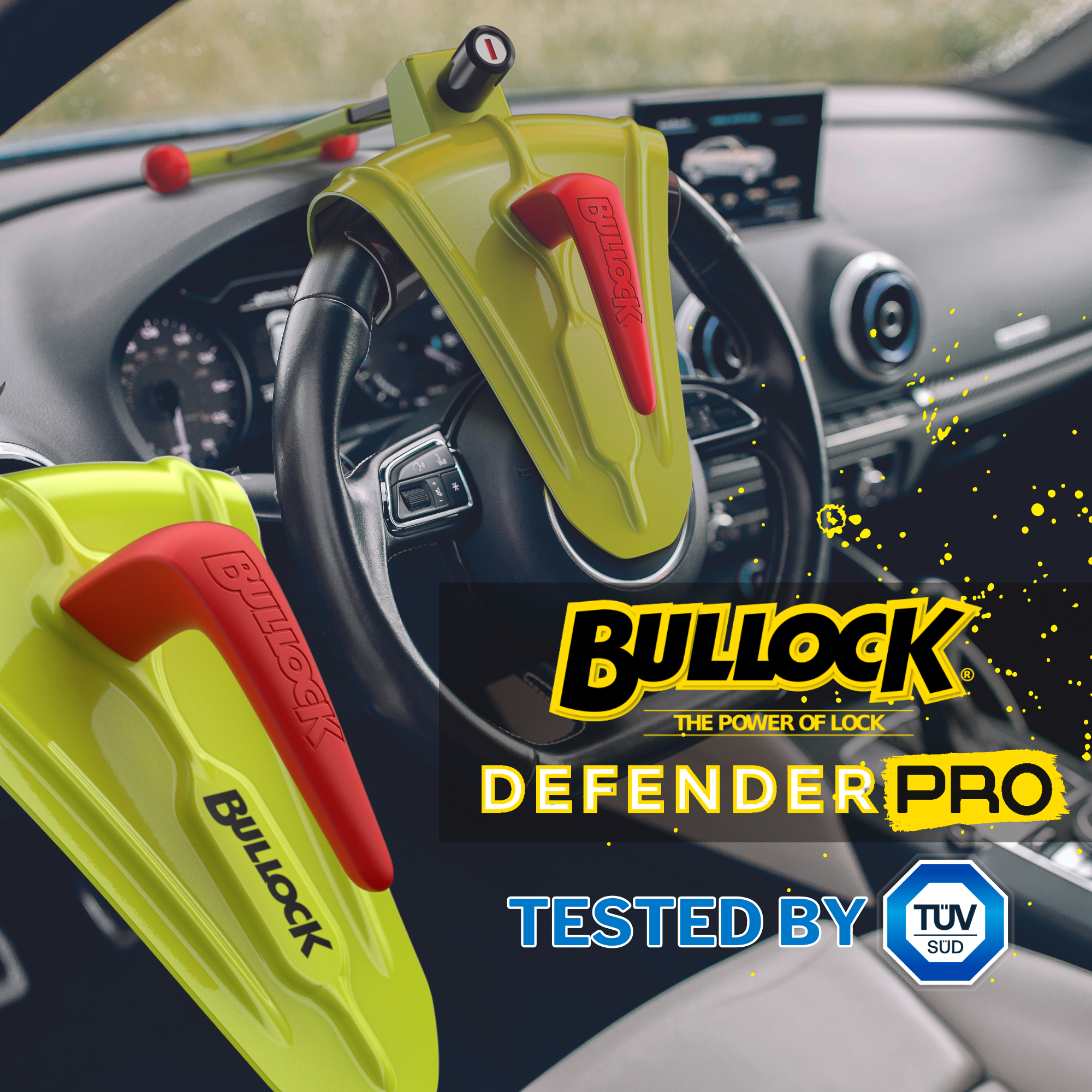 Jak ochránit svoje auto před krádeží, Bullock® Defender PRO by mohl být právě to, co potřebujete. Nová vylepšená verze - testováno TÜV SÜD