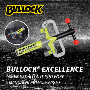 Zámek pedálů aut Bullock Excellence