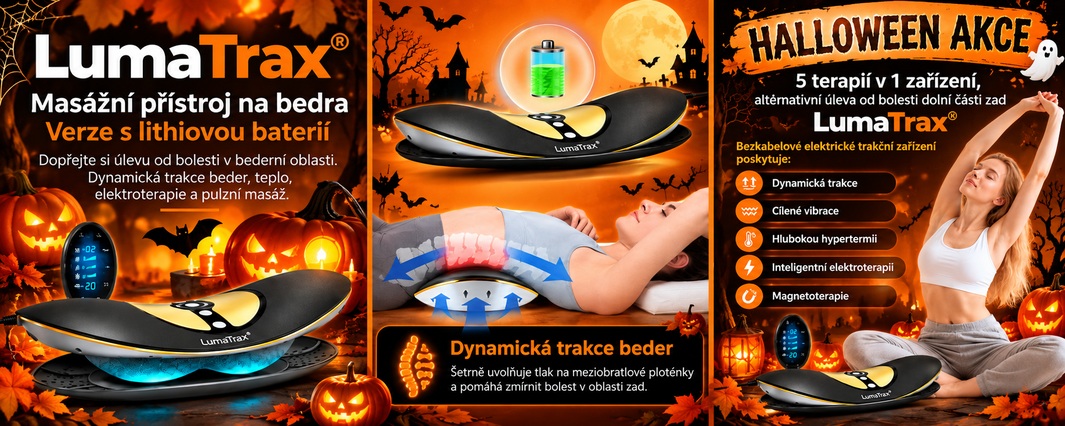 LumaTrax® Elektronický trakční masážní přistroj bederní páteře