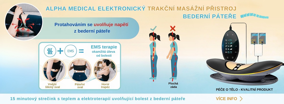 Alpha Medical Elektronický trakční masážní přistroj bederní páteře