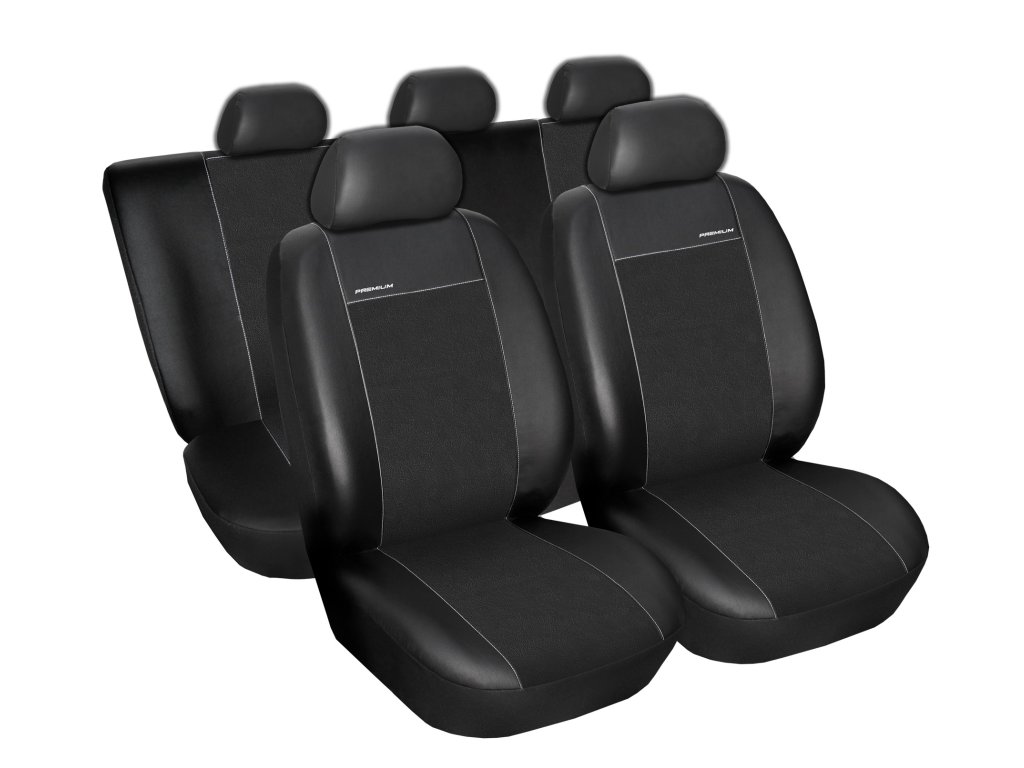 Autopotahy KIA SPORTAGE IV, od r. 2016, Eko kůže černé  + OPTIK utěrka 20x20 cm Smart Microfiber zdarma v hodnotě 199,-Kč