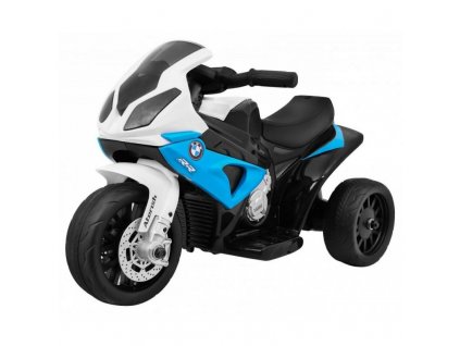 Siva dětský motocykl elektrické BMW modrá