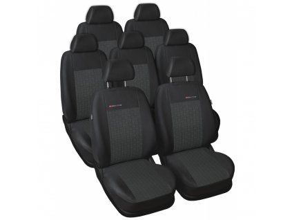 Autopotahy Seat Alhambra II, od r. 2010, 7 míst, dětská sedačka, antracit  + OPTIK utěrka 20x20 cm Smart Microfiber zdarma