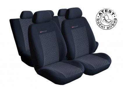 Autopotahy Ford Mondeo IV, se zadní loketní opěrkou, od r. 2007-2014, antracit  + OPTIK utěrka 20x20 cm Smart Microfiber zdarma