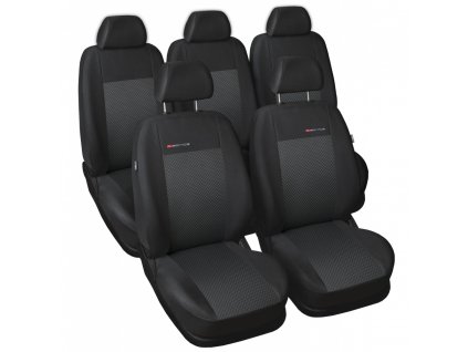 Autopotahy Seat Alhambra, od r. 94-2010, 5 míst, černé  + OPTIK utěrka 20x20 cm Smart Microfiber zdarma