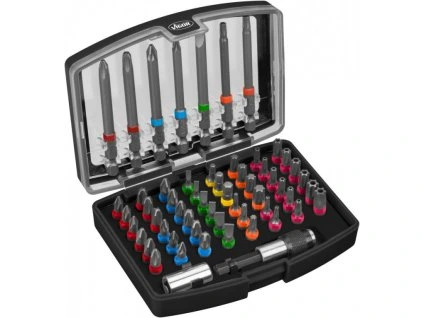 Sada bitů v boxu 57 ks, 1/4" - V5020