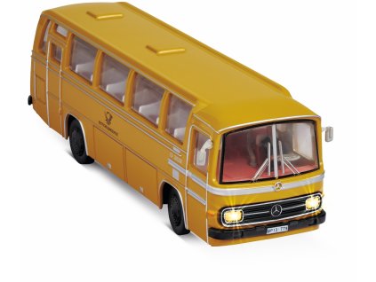 Carson RC auto Mercedes-Benz O 302 Bus Deutsche Post 1:87 žlutá