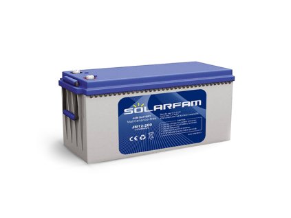 Baterie AGM 12V 200Ah SOLARFAM pro soláry