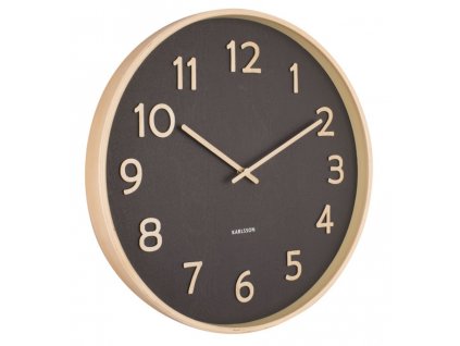 Designové nástěnné hodiny 5852BK Karlsson 40cm