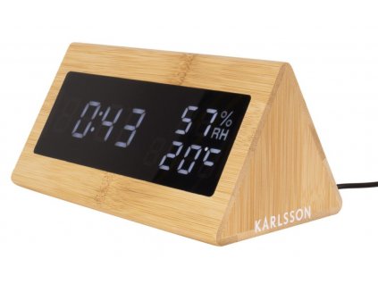 Designový LED budík - hodiny 5728 Karlsson 16cm