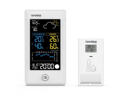 GARNI 615W Precise - meteorologická stanice - bílá