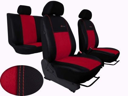 Autopotahy EXCLUSIVE ALCANTARA cervene