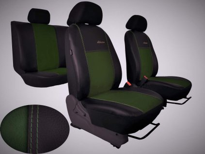 Autopotahy EXCLUSIVE ALCANTARA zelene