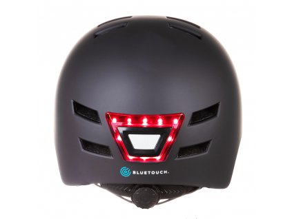 Bezpečnostní helma BLUETOUCH černá s LED