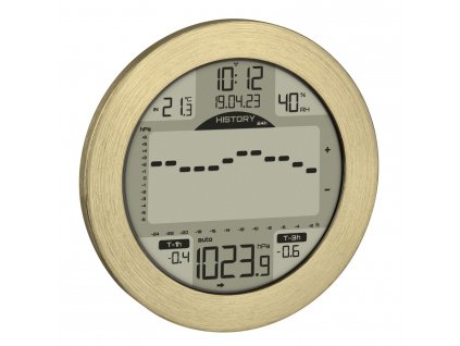 TFA 35.1124.53 - Digitální meteostanice METEOMAR - zlatý leštěný hliník