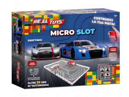 RE.EL Toys autodráha Micro Slot RACE Audi 1:87