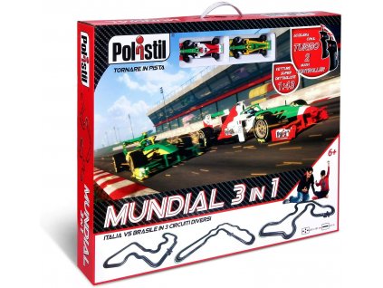 Polistil Autodráha 96124 Mundial set with kerbs