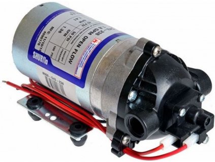 Shurflo 8000-543-250 - Membránové čerpadlo, 5.4 l/min, 3.4 bar, 12 V DC, PP/SP/V, BP