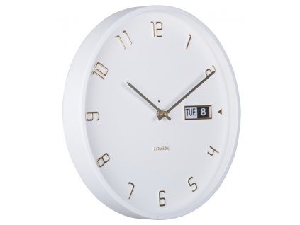 Designové nástěnné hodiny 5953WH Karlsson 30cm