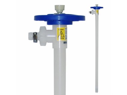 Jessberger 2341 0071 - Trubice, PVDF (HC), 700 mm, 1" hadičník, O 41 mm, s impelerem (oběžným kolem)