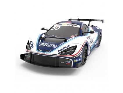 Siva RC auto MC Laren 720S GT3 1:12 100% RTR modrý