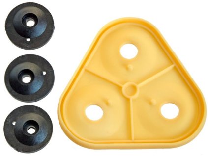 Shurflo 94-395-16 - Membránová sada Santoprene + položky Nylon + šrouby SS